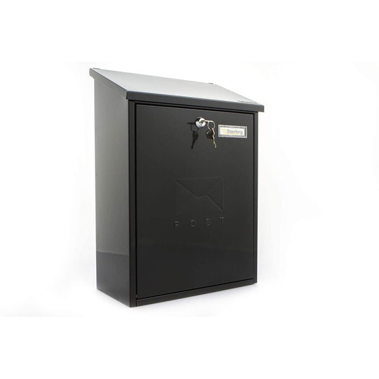 Sterling MB04BK Grand Post Box - Black