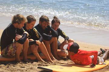 Group Surfing Lesson at Kuta Beach