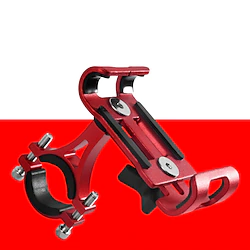 Bike Phone Mount Anti-Slip Adjustable / Retractable Universal for Road Bike Mountain Bike MTB Aluminum Alloy Cycling Bicycle Black Red Blue Lightinthebox