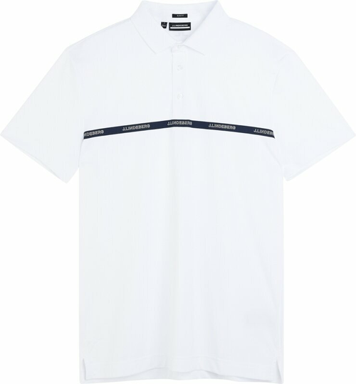 J.Lindeberg Chad Slim Fit Mens Polo Shirt White XL