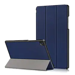 Tablet Case Cover For Samsung Galaxy Tab S7 Plus FE A8 A7 Lite S6 Lite A 8.0 Trifold Stand Flip Magnetic Solid Colored PC PU Leather Lightinthebox