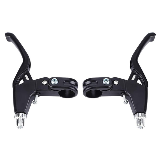 VGEBY 1 Pair Bike Brake Levers, Road Bike Brake lever Set Universal Hand Brake Lever Brake for Mountain Bike Bicycle (Black)