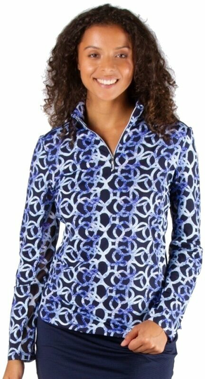 Nivo Liba Mock Womens Midlayer Navy M