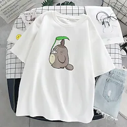 Inspired by Spirited Away Cosplay T-shirt Cartoon Manga Anime Harajuku Graphic Street Style T-shirt For Men's Women's Unisex Adults' Hot Stamping 100% Polyester Casual Daily Lightinthebox