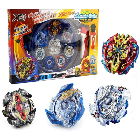 8* Boxed Bayblade Burst Set and Launcher Arena-Metal Fight Battle