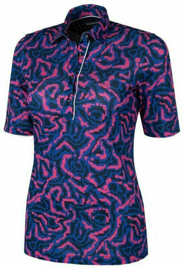 Galvin Green Marissa Ventil8+ Women Polo Shirt Surf Blue/Navy/Pink XXL