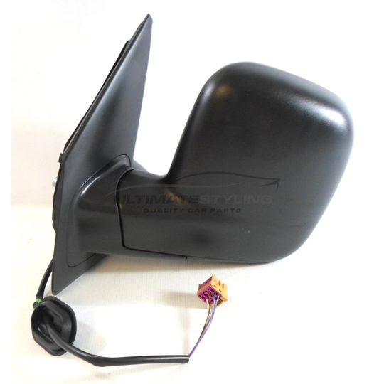 VW Transporter T5 Van 2003-4/2010 Electric Wing Mirror Black Passenger Side N/S