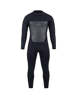 Osprey Mens Origin Full Length Wetsuit 5mm - Black, Black, Size Xs/32", Men