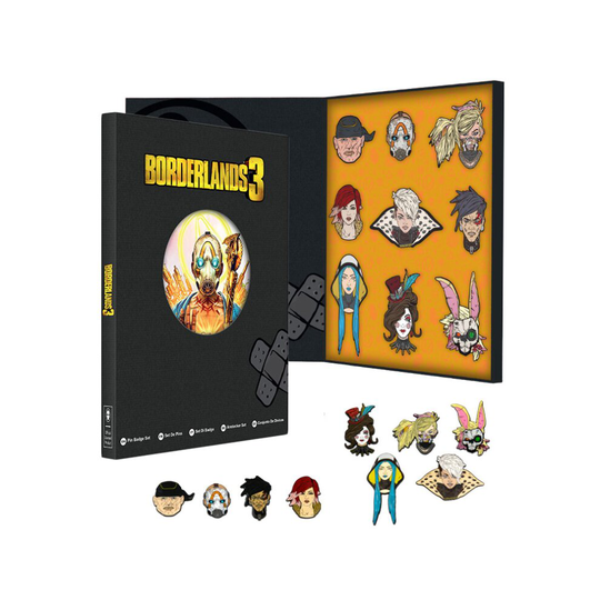 Official Borderlands 3 Collectors Pin Badge Set