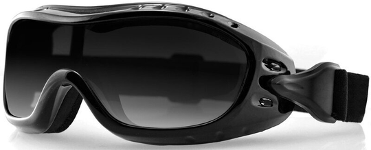 Bobster Night Hawk OTG Gloss Black/Smoke