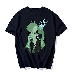 Inspired by Genshin Impact Xiao T-shirt Cartoon Manga Anime Harajuku Graphic Kawaii T-shirt For Men's Women's Unisex Adults' Hot Stamping 100% Polyester Lightinthebox