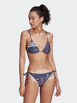 Adidas Souleaf Graphic Bikini - Blue