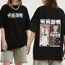 Inspired by Jujutsu Kaisen Sukuna Gojou T-shirt Cartoon Manga Anime Harajuku Graphic Kawaii T-shirt For Men's Women's Unisex Adults' Hot Stamping 100% Polyester Lightinthebox