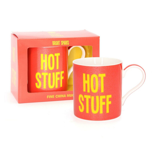 Wise Words Fine China Novelty Mug - Hot Stuff