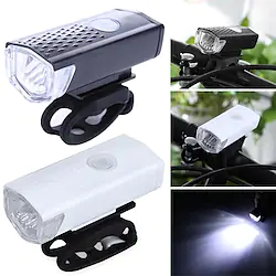 LED Bike Light LED Light Bike Glow Lights Front Bike Light LED Bicycle Cycling Waterproof Portable USB Charging Output New Design Rechargeable Li-Ion Battery 300 lm Everyday Use Cycling / Bike / ABS Lightinthebox