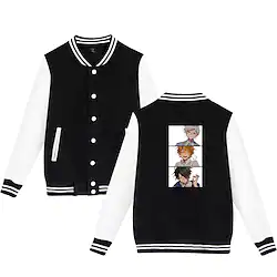 Inspired by The Promised Neverland Emma Cartoon Manga Back To School Anime Harajuku Graphic Kawaii Outerwear For Men's Women's Unisex Adults' Poly / Cotton Lightinthebox