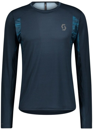 Scott Shirt Trail Run Midnight Blue/Atlantic Blue L