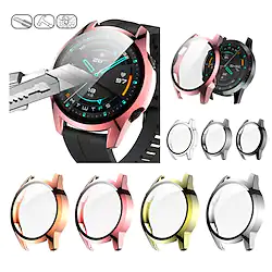 Glass and case For Huawei Watch GT2 46mm 42mm GT 2 e Tempered bumper Screen Protector and cover GT 2 watch Accessories Lightinthebox