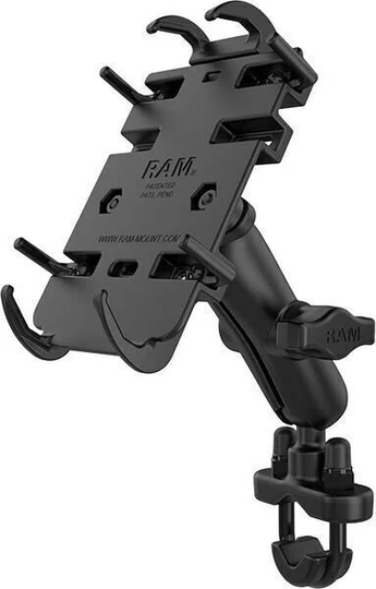 Ram Mounts Quick-Grip Phone Mount with Handlebar U-Bolt Base