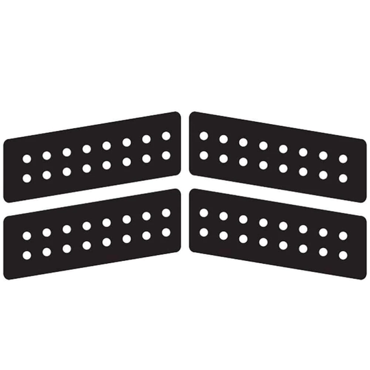 Ocean and Earth Boomerang 4 Piece Surfboard Deck Grip Extension - Black