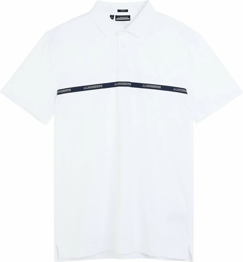 J.Lindeberg Chad Slim Fit Mens Polo Shirt White L