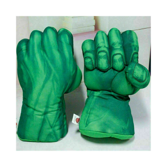 (Hulk left hand + right hand) Superhero Gloves Smash Hands Hulk Ironman Spiderman Kids Punching Boxing Fists Toy Gift Christmas Gift