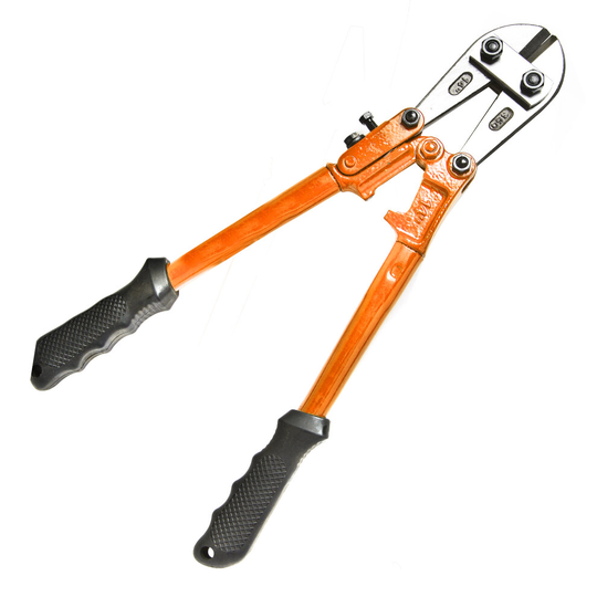 Brackit Heavy Duty 14 Inch Bolt Cutters, 355mm Stainless Steel Mini Cropper Tool with Rubberized Anti-Slip Easy Grip Handles [Colours May Vary]