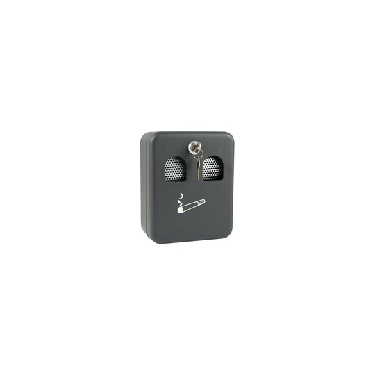 Ash bin Ashtray lockable Outside steel Smoking Wall Mounted Box Tray Cigarette