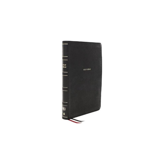 NKJV, Reference Bible, Super Giant Print, Leathersoft, Black, Red Letter, Comfort Print | Leather / fine binding