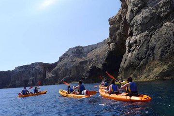 Kayak trip with snorkelling in the Marine Reserve of Menorca
