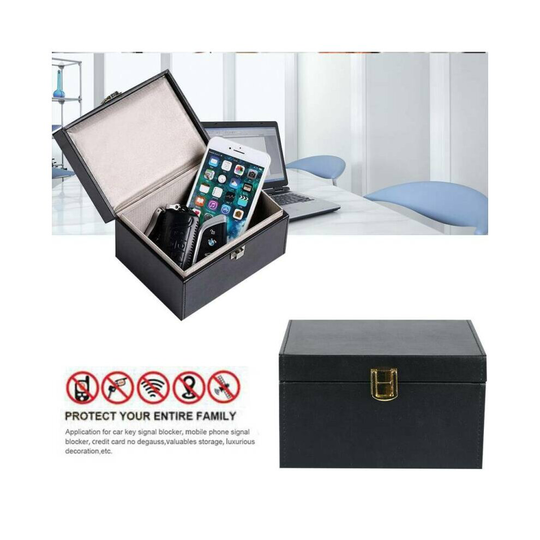 Signal Blocker Shielding Box Keyless Car Key Faraday Box Anti Theft