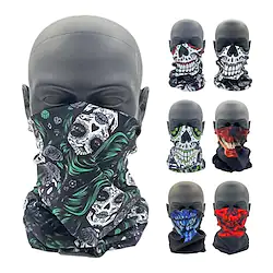 Neck Gaiter Neck Tube Neck Gaiter Neck Tube Bandana Sports Scarf Face Mask Cycling Breathable Quick Dry Moisture Wicking Lightweight Bike / Cycling Dark Grey Black Rough Black for Men's Women's Lightinthebox