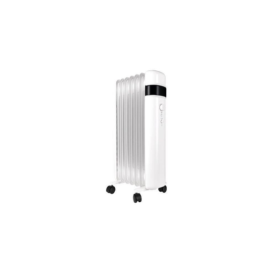 TCP Smart WiFi Portable Free-Standing Oil 7 Finned Electric Radiator 1500W White
