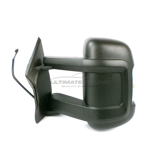 Fiat Ducato Van 5/2014- Electric Long Arm Wing Mirror With Aerial Passenger Side