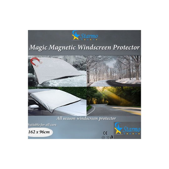 Starmo Windscreen Cover Magnetic Car Windshield Protect From Sun, Ice, Frost & Snow All Weather Shield Screen Cover