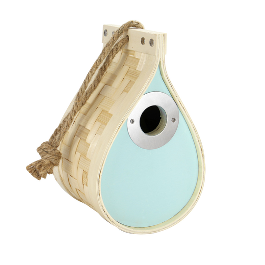 Dewdrop Bird Nest Box Nesting House Wildlife Hotel & Feeder for Gardens M&W
