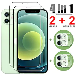 [22Pack] Phone Screen Protector Camera Lens Protector For Apple iPhone 14 Pro Max 14 Plus 13 12 11 Pro Max Mini SE Tempered Glass High Definition (HD) 9H Hardness 3D Touch Compatible Phone Lightinthebox
