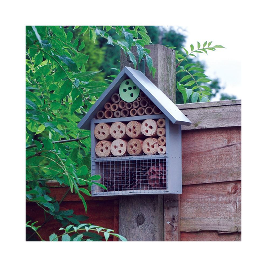 Natures Market HOTEL5 Wood Wooden Insect Hotel Home House Bees Bugs and Insects Nesting Box