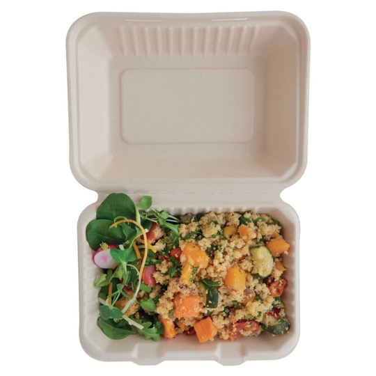 Avenue Eco-Fibre Food Boxes 255x165x40mm Pack of 50