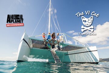 Turtle Cove Catamaran Snorkel & Sail Adventure at Little Buck Island St. Thomas