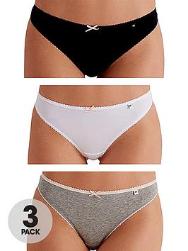 Pretty Polly Alice 3-Pack Bikini - Multi