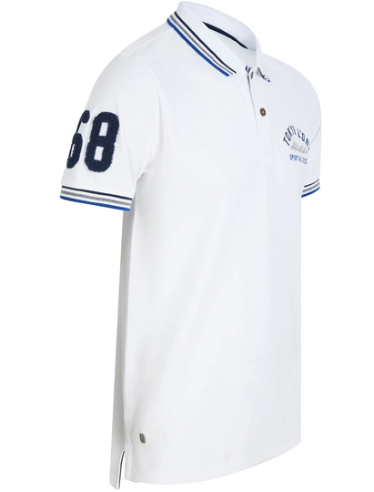 Polo Shirts Parkersburg Cotton Pique Polo Shirt in Optic White - Tokyo Laundry / S - Tokyo Laundry