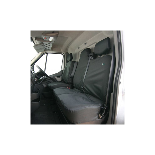 TOWN & COUNTRY Van Seat Cover - Front Double - Black - Vauxhall Movano (2010 Onwards) [RMFS2BLK]