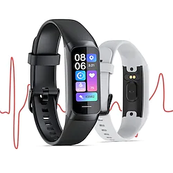 C60 Smart Watch 1.1 inch Smartwatch Fitness Running Watch Bluetooth Pedometer Sleep Tracker Heart Rate Monitor Compatible with Android iOS Women Men Long Standby Step Tracker IP 67 43mm Watch Case Lightinthebox