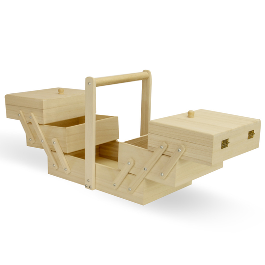 3 Tier Wooden Craft Box | Pukkr
