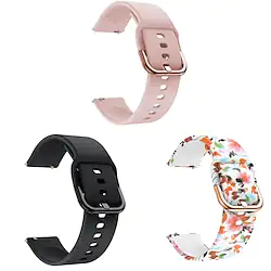 3 PCS Smart Watch Band for Garmin Forerunner 55 245 645 Music Approach S42 S40 S12 Venu Sq 2 Music Plus Vivoactive 3 Music Vivomove 3 HR Luxe Style Sport 20mm Soft Silicone Smartwatch Strap Lightinthebox