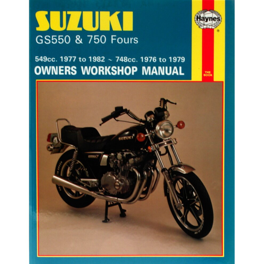 Suzuki GS550 (77 - 82) & GS750 Fours (76 - 79) Haynes Repair Manual ~