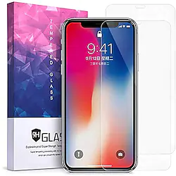 [2PCS]Phone Screen Protector For iPhone 13 12 Pro Max mini 11 Pro Max XR X XS Max 8 7 Plus High Definition (HD) Ultra Thin Scratch Proof 9H Hardness Lightinthebox