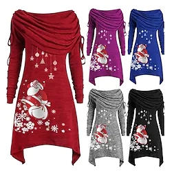 Reindeer Dress Fancy Christmas Dress Women's Dailywear Christmas Christmas Carnival Masquerade Christmas Eve Adults Party Christmas Polyester Dress Lightinthebox