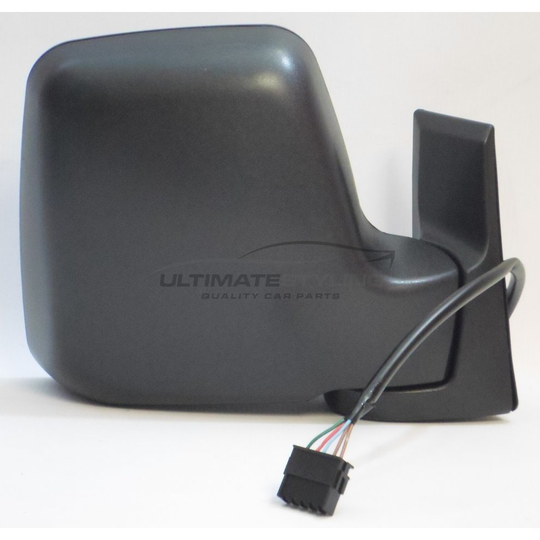 Peugeot Expert Van 1995-2006 Electric Wing Door Mirror Black Drivers Side O/S